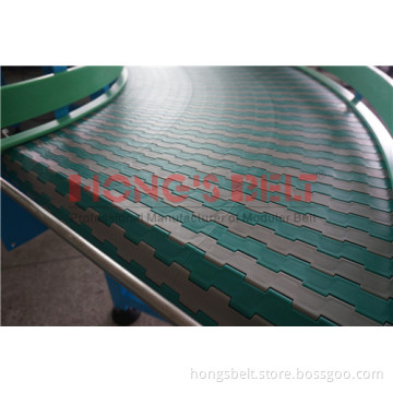The180 Degree Plate Turning Modular Conveyor Belt (HS-2000A)